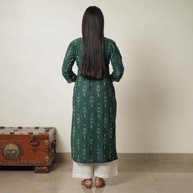  Pochampally Ikat Weave Cotton Straight Kurta 01 