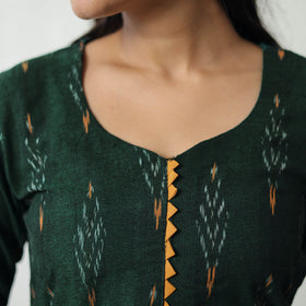   Pochampally Ikat Weave Cotton Straight Kurta 05 