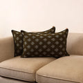 Pochampally ikat weave pillow covers (set of 2) 07