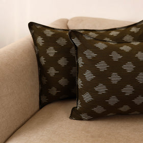 Pochampally ikat weave pillow covers (set of 2) 07