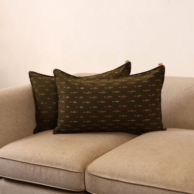 Pochampally ikat weave pillow covers (set of 2) 19