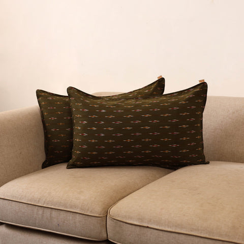 Pochampally ikat weave pillow covers (set of 2) 19