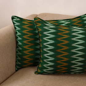 Pochampally ikat weave pillow covers (set of 2) 24
