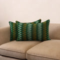 Pochampally ikat weave pillow covers (set of 2) 24