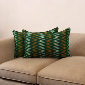 Pochampally ikat weave pillow covers (set of 2) 24