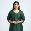 silk straight kurta