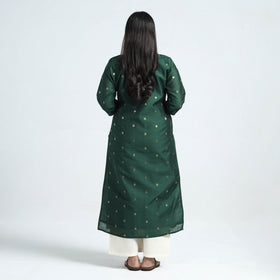 silk straight kurta