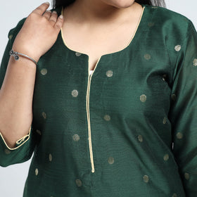 silk straight kurta