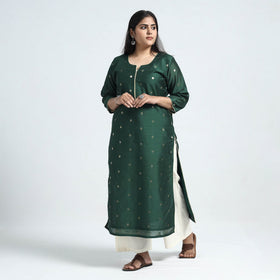silk straight kurta