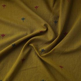 Green Prewashed Cotton Jacquard Fabric