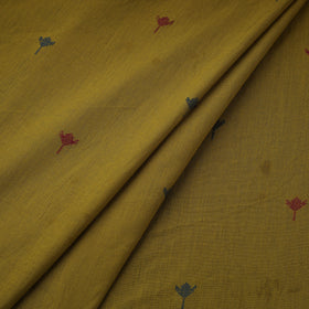 Green Prewashed Cotton Jacquard Fabric