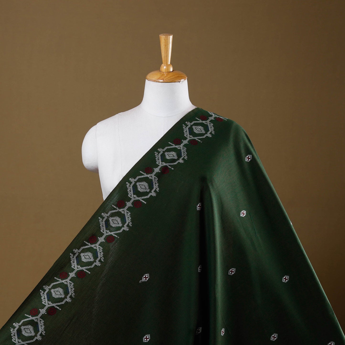 Prewashed cotton jacquard fabric 04 - handcrafted