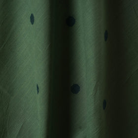 Green - prewashed cotton jacquard fabric 04 - handcrafted