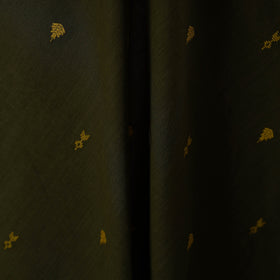 Green - prewashed cotton jacquard fabric 05 - handcrafted