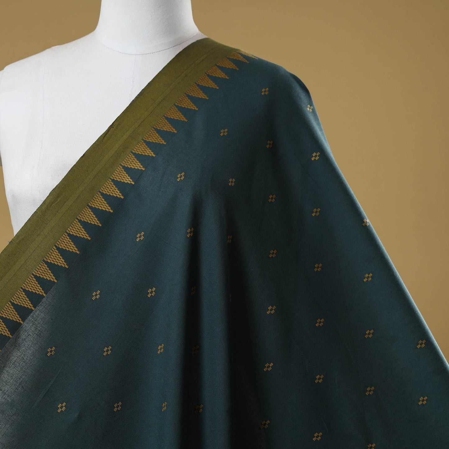 Prewashed cotton jacquard fabric 05 - handcrafted