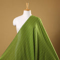 Green Prewashed Cotton Jacquard Fabric