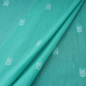 Green Prewashed Cotton Jacquard Fabric