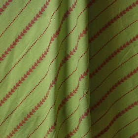 Green - prewashed cotton jacquard fabric 11 - handcrafted