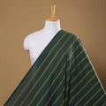 Green Prewashed Cotton Jacquard Fabric