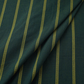 Green Prewashed Cotton Jacquard Fabric
