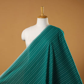 Green - prewashed cotton jacquard fabric 16 - handcrafted