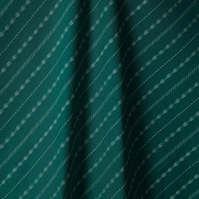 Green - prewashed cotton jacquard fabric 16 - handcrafted