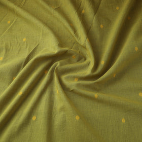 Green Prewashed Cotton Jacquard Fabric