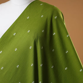 Green - prewashed cotton jacquard fabric 17 - handcrafted