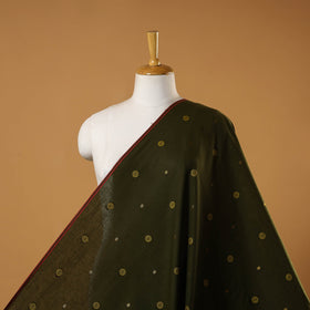 Green - prewashed cotton jacquard fabric 19 - handcrafted