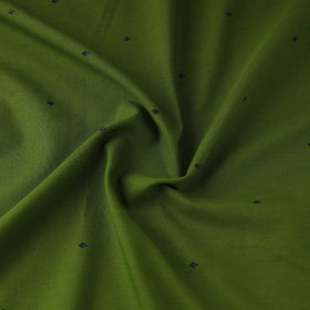 Green Prewashed Cotton Jacquard Fabric