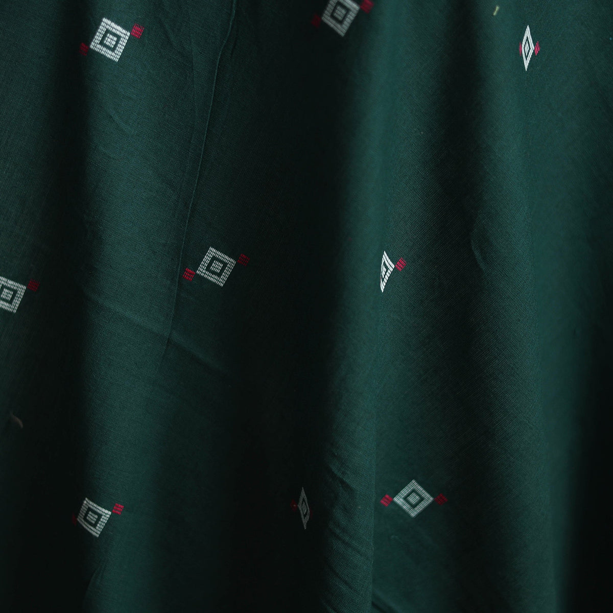 Prewashed cotton jacquard fabric 26 - handcrafted
