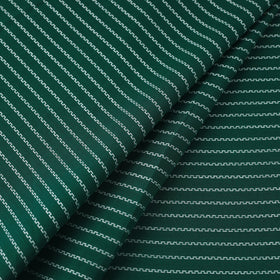 Buy Green Prewashed Cotton Jacquard Fabric