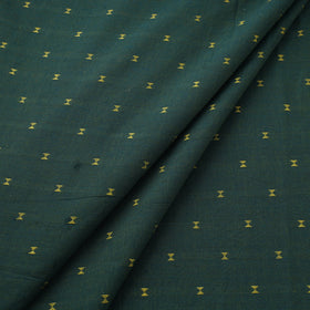 Green Prewashed Cotton Jacquard Fabric