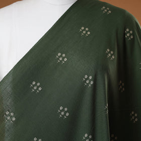 Green - prewashed cotton jacquard fabric 30 - handcrafted