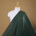 Green Prewashed Cotton Jacquard Fabric