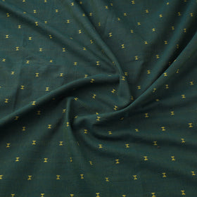 Green Prewashed Cotton Jacquard Fabric