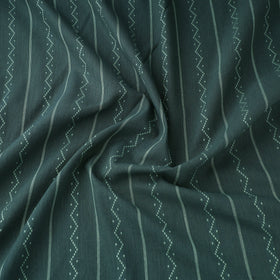 Green Prewashed Cotton Jacquard Fabric