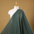 Green Prewashed Cotton Jacquard Fabric