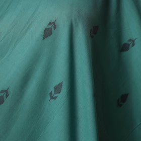 Green - prewashed cotton jacquard fabric 38 - handcrafted