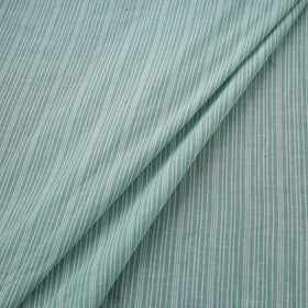 Green Prewashed Cotton Jacquard Fabric