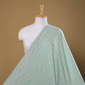 Green Prewashed Cotton Jacquard Fabric