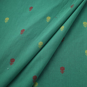 Green - prewashed cotton jacquard fabric 49 - handcrafted