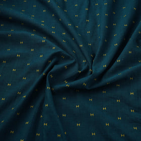 Green Prewashed Cotton Jacquard Fabric