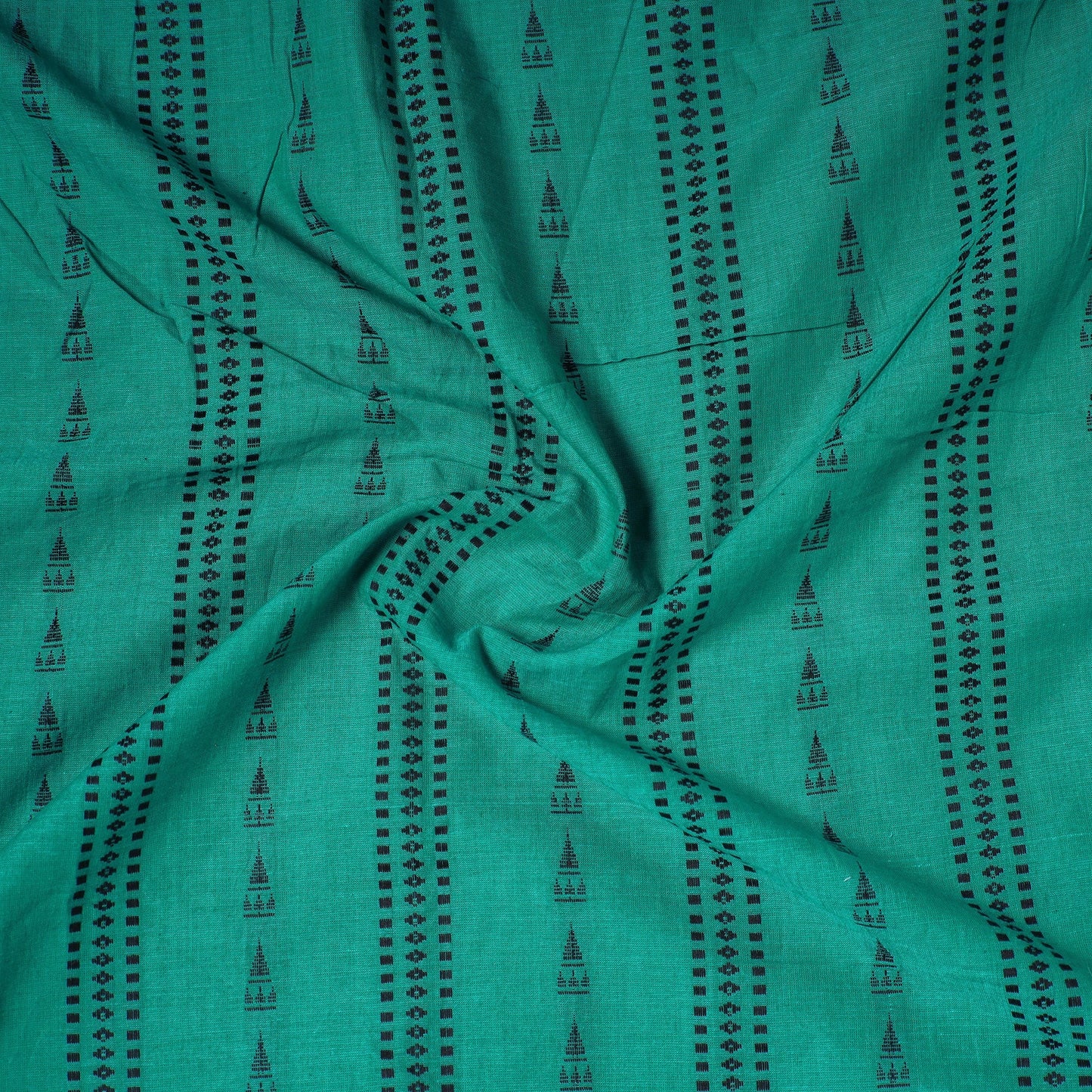 Prewashed cotton jacquard precut fabric 05 - handcrafted