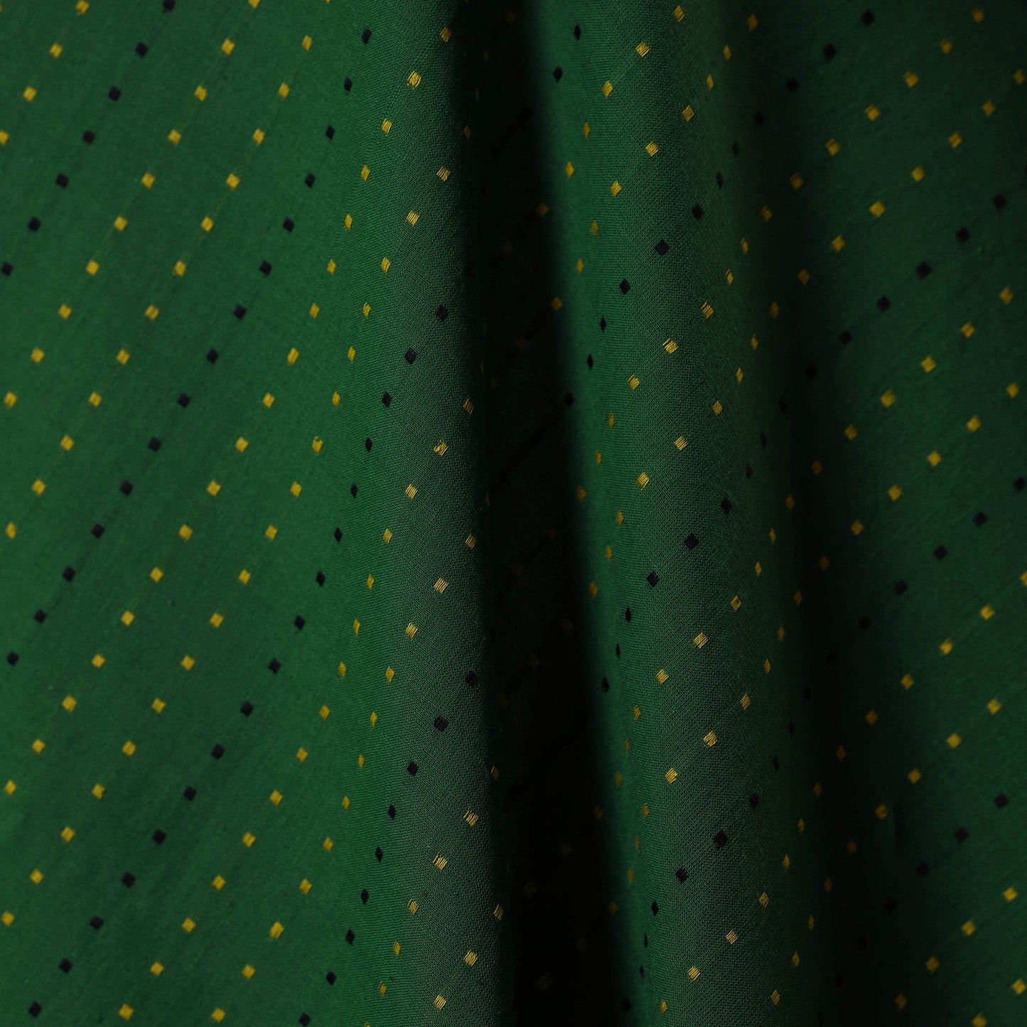 Green - prewashed cotton jacquard weave fabric 02