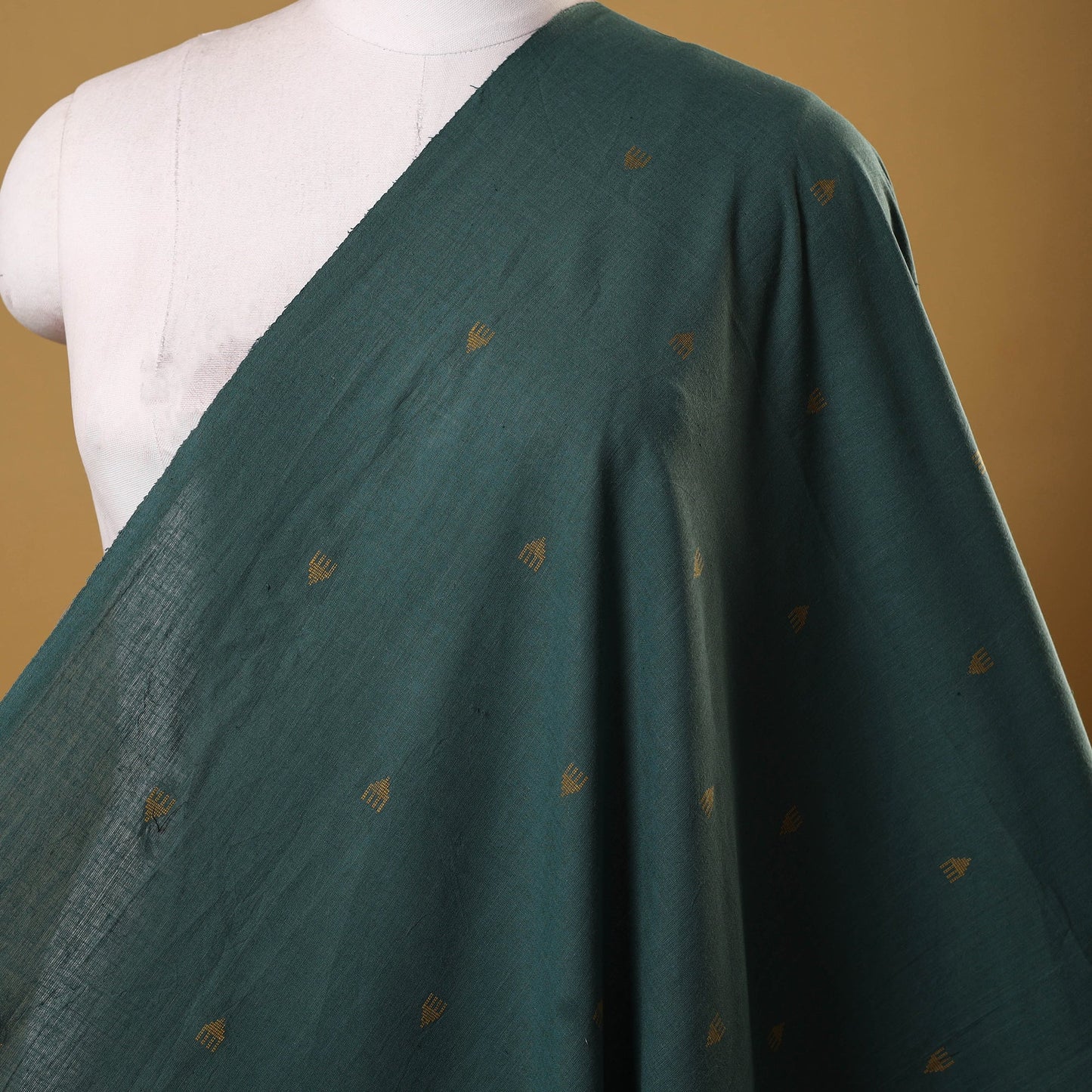 Green - prewashed cotton jacquard weave fabric 18