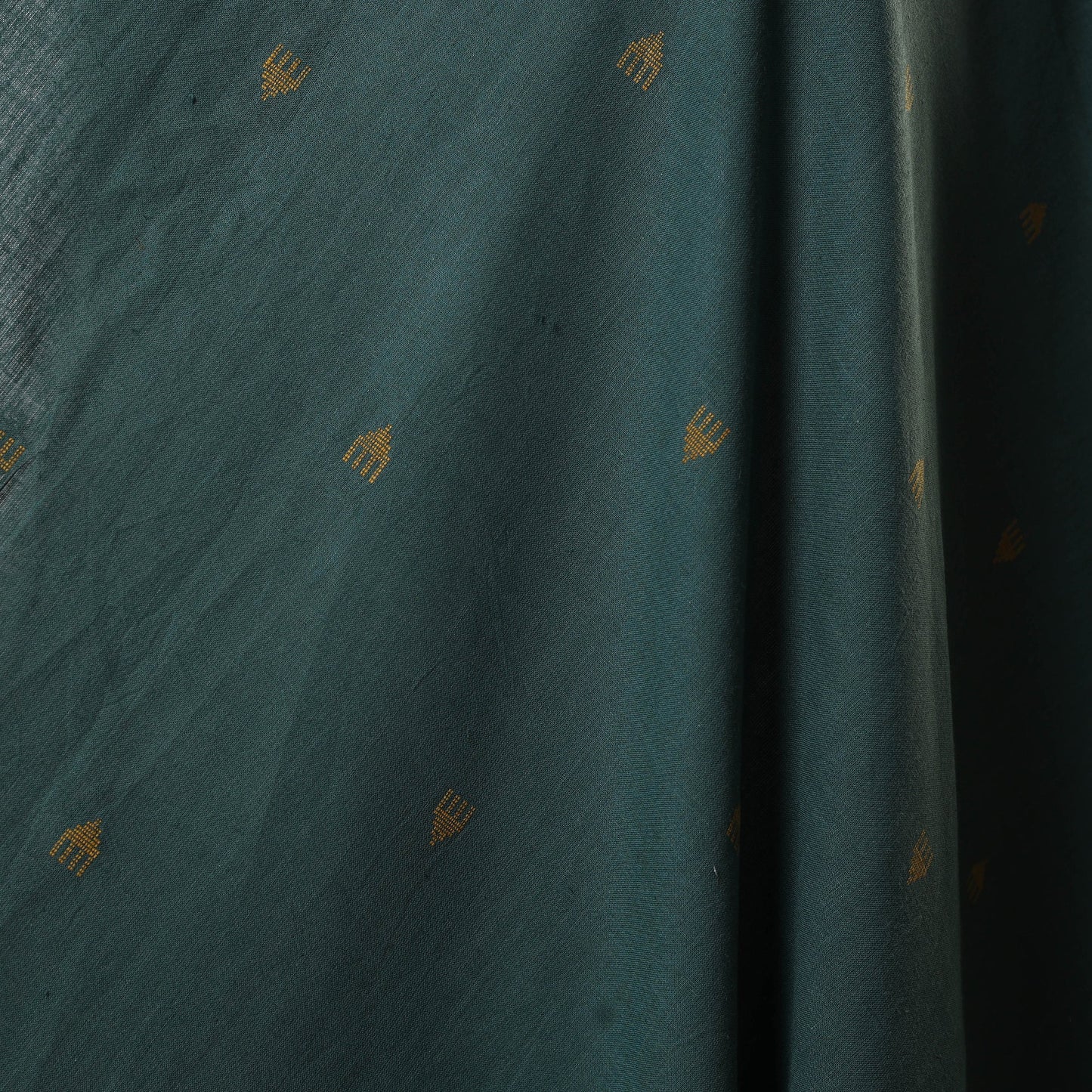 Green - prewashed cotton jacquard weave fabric 18