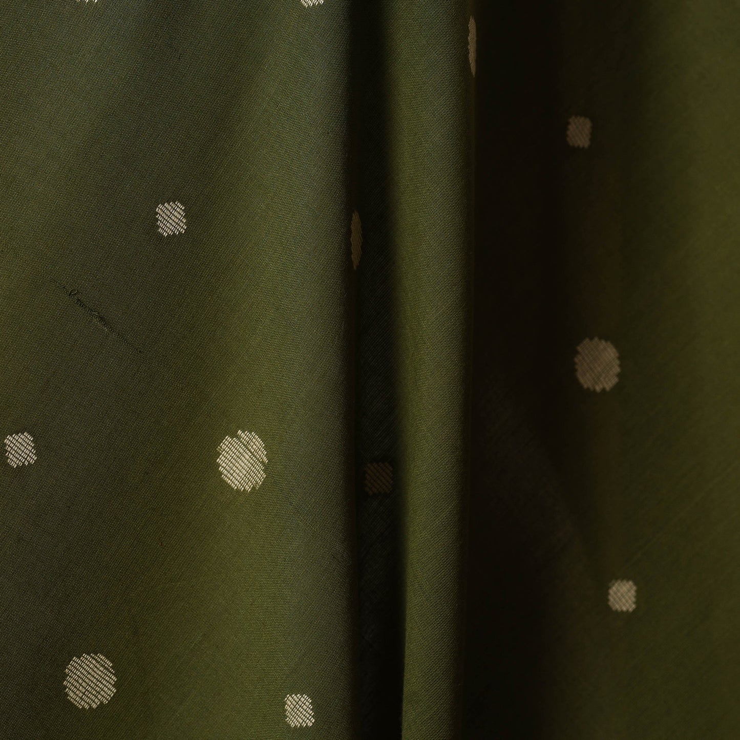 Green - prewashed cotton jacquard weave fabric 21