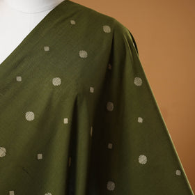 Green - prewashed cotton jacquard weave fabric 21