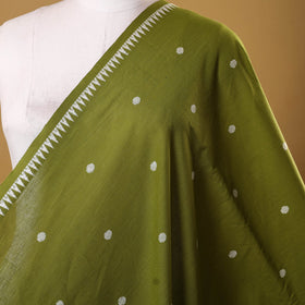 Green - prewashed cotton jacquard weave fabric 27